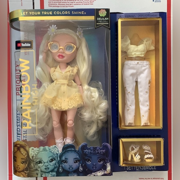 Rainbow High Doll Delilah Fields with Accessories-New - Picture 1 of 2